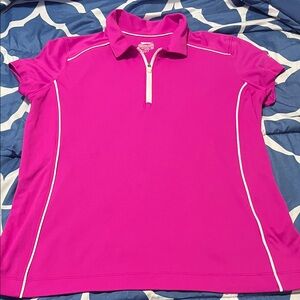 Slazenger Magenta Golf Polo Shirt